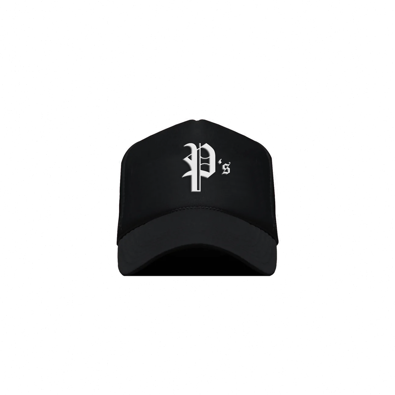 Black Logo Trucker