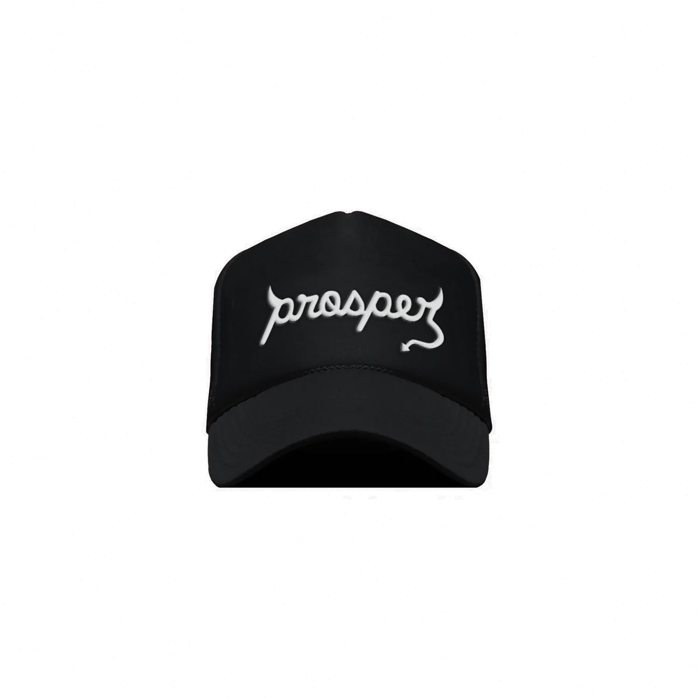 Black Logo Trucker