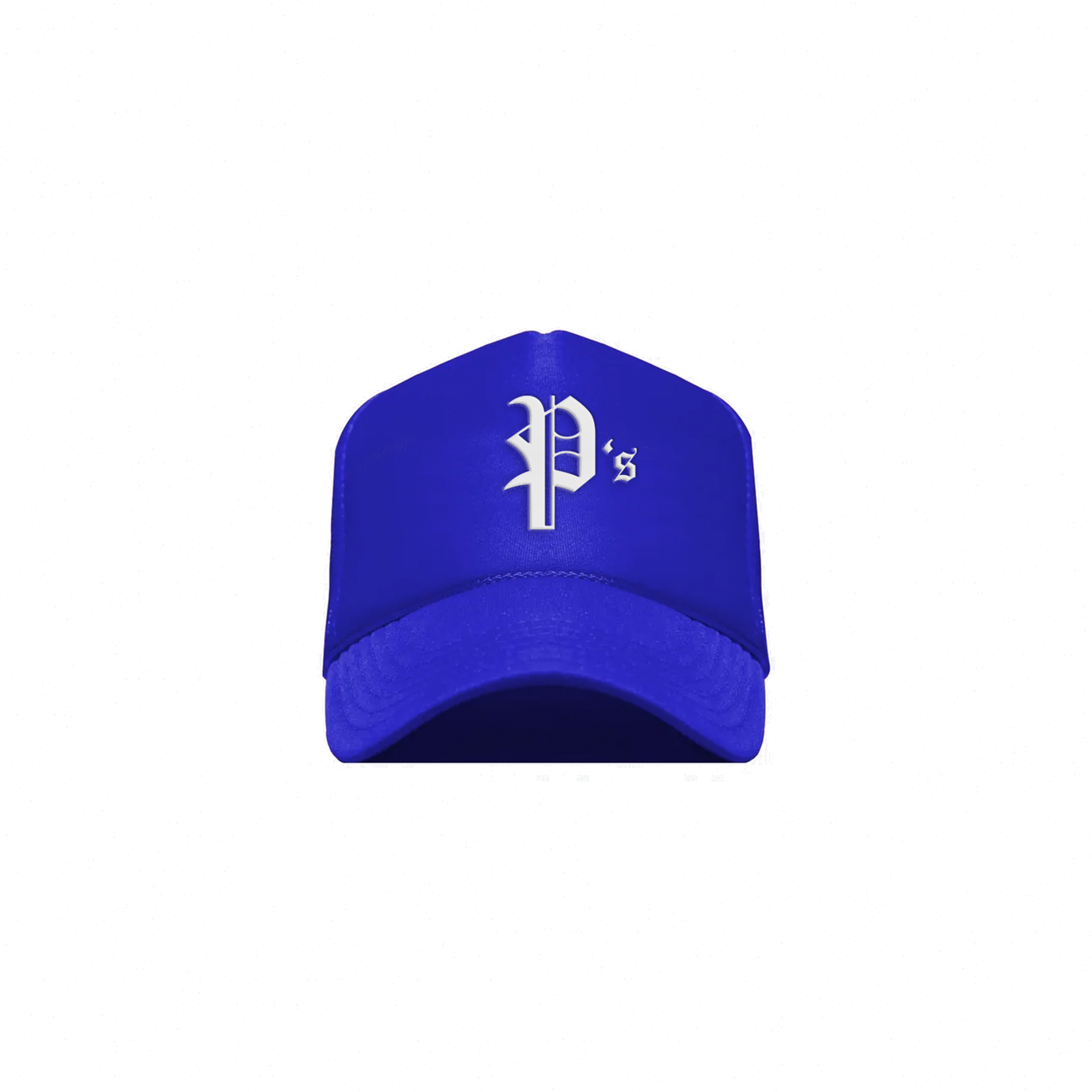 Blue Logo Trucker