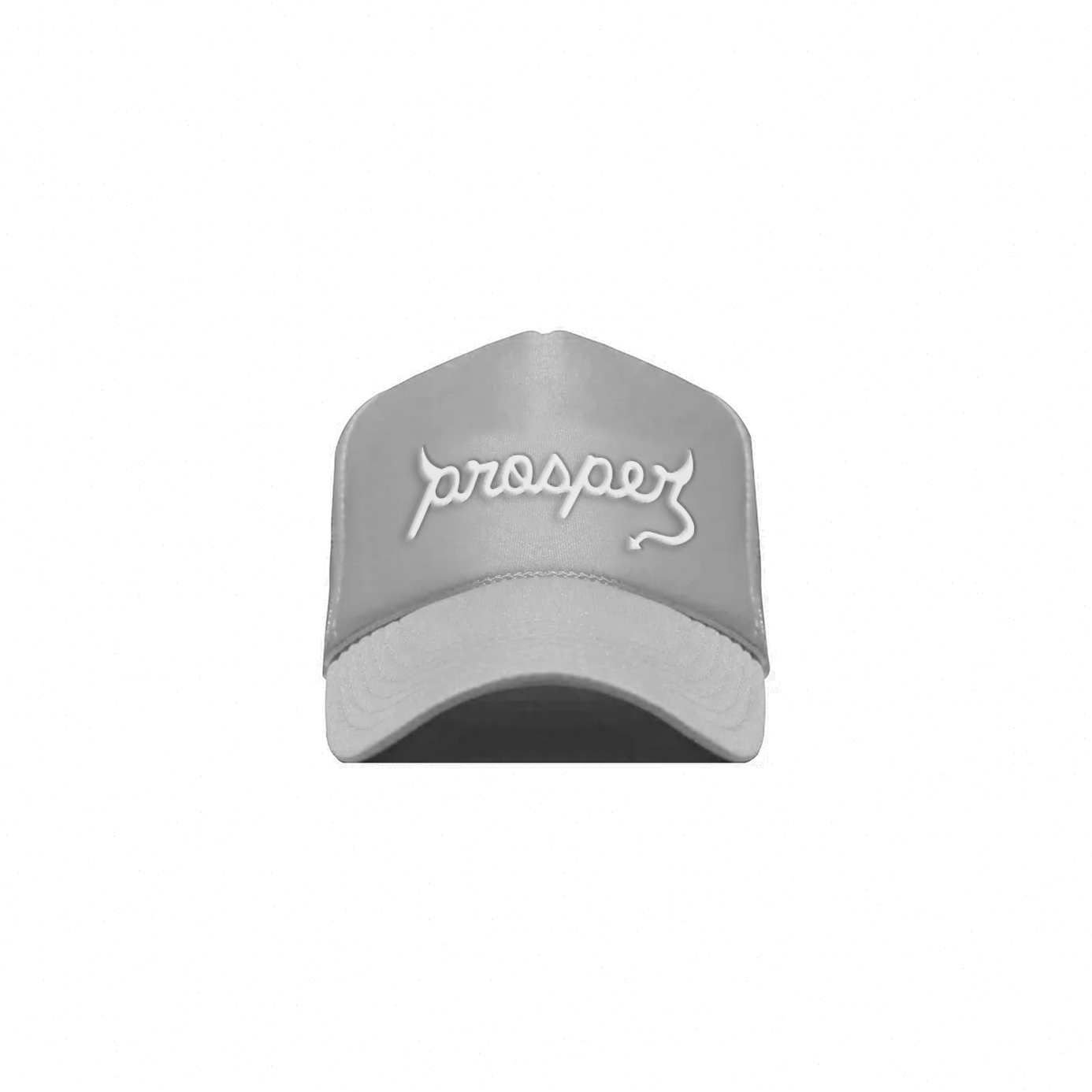 Grey Logo Trucker