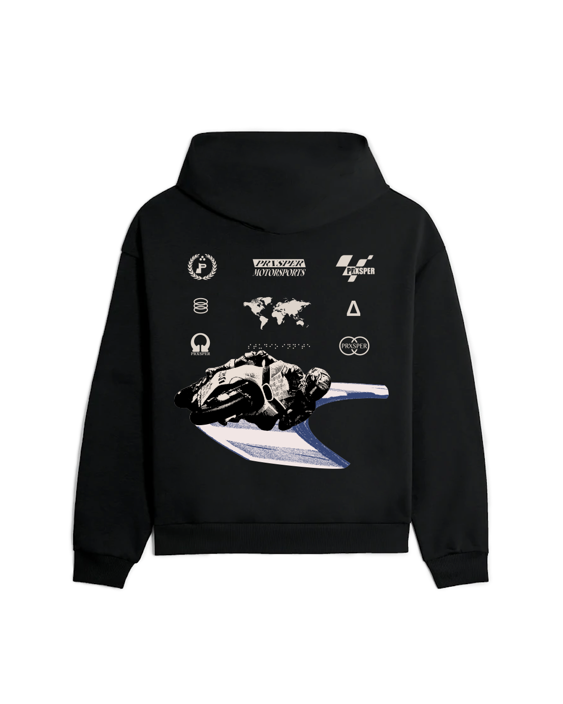 Motorsport Hoodie Black